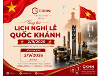  THÔNG BÁO LỊCH NGHỈ LỄ QUỐC KHÁNH 02/09/2026 – CKHN